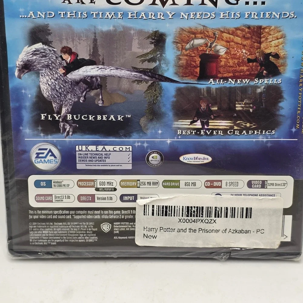 EA Games Harry Potter‎ Prisoner of Azkaban PC CD-ROM New Sealed Magic Adventure